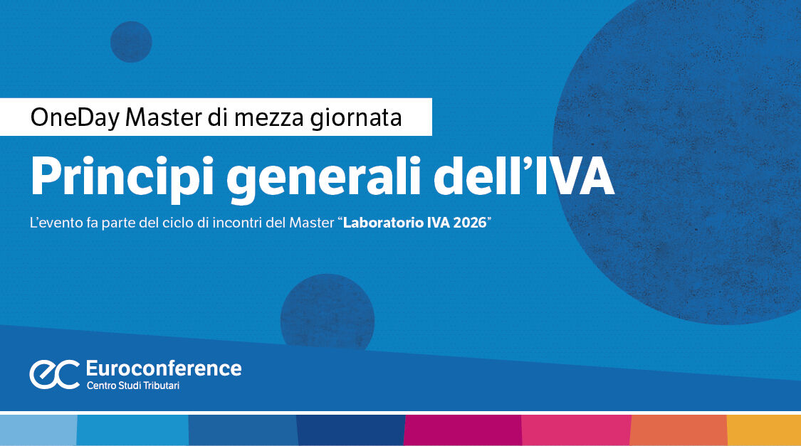 Immagine Principi generali dell'Iva | Euroconference